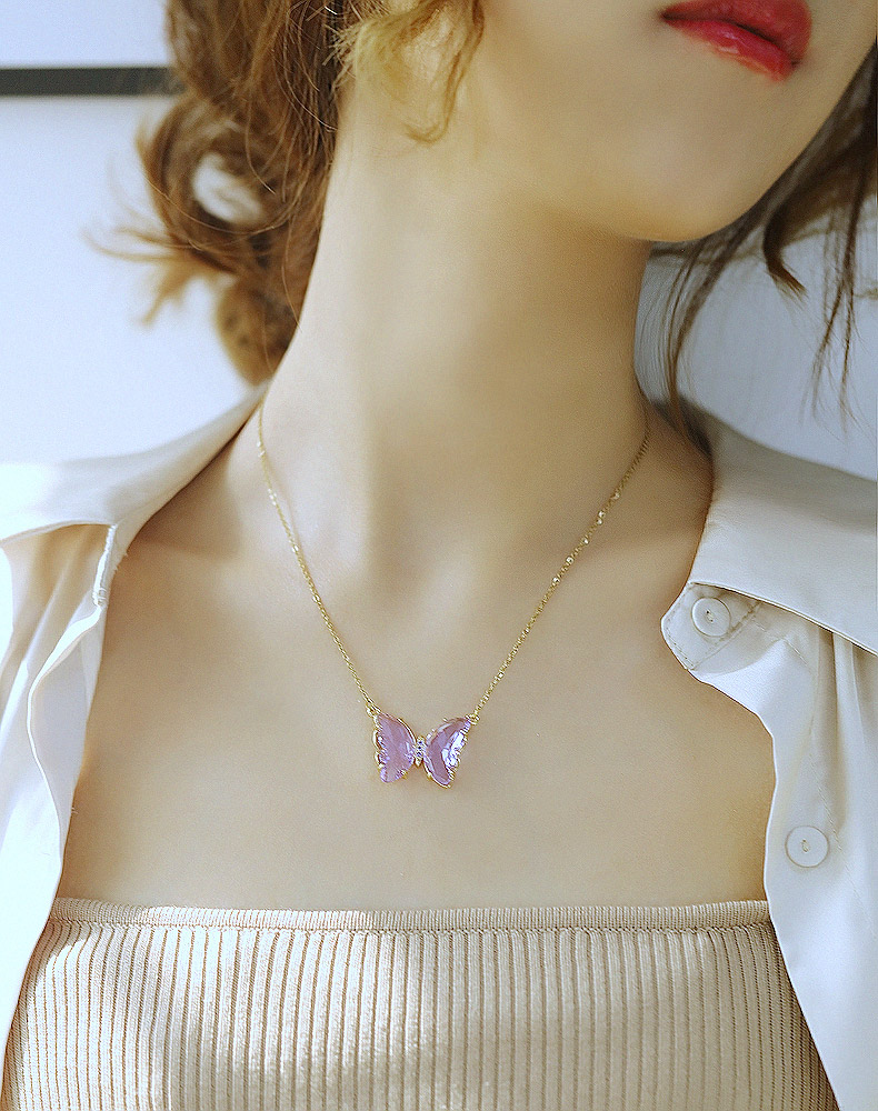 Stainless steel Butterfly Necklace