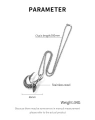 Stainless Steel Fish Hook Pendant