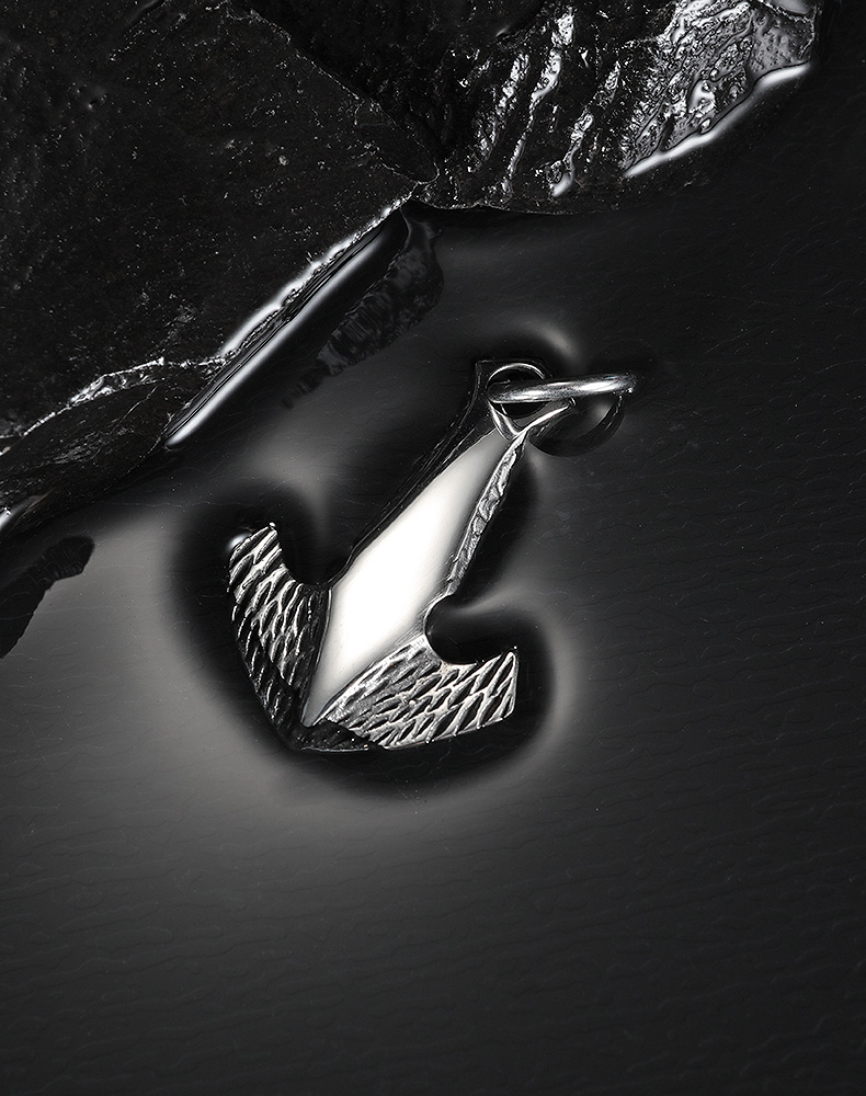 Stainless Steel Fish Hook Pendant