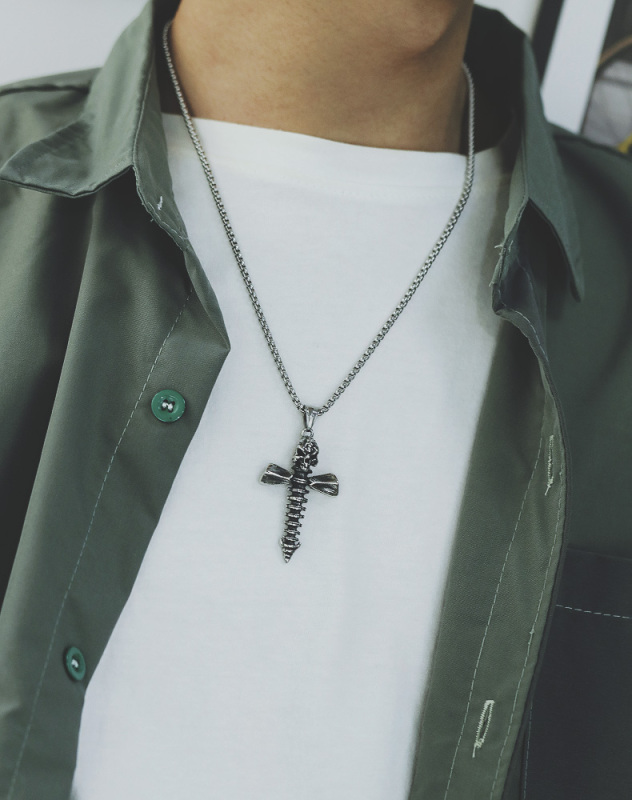 Stainless Steel Cross Chain