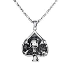 Stainless Steel Skull Necklace