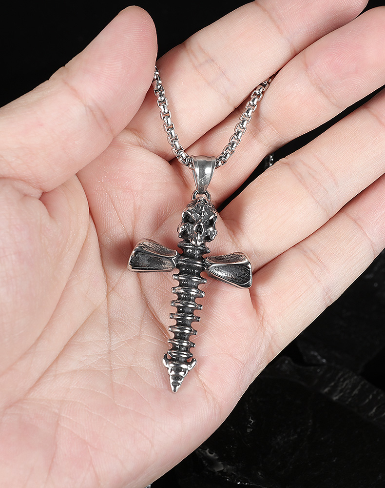 Stainless Steel Cross Chain