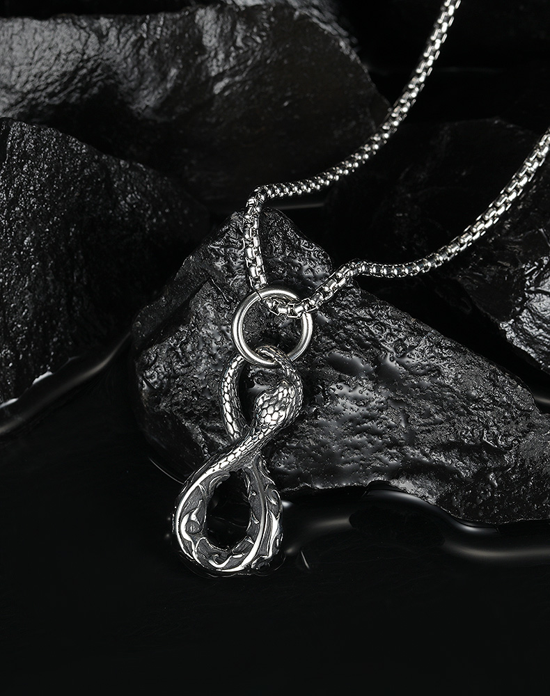 Stainless Steel Snake Chain Necklace