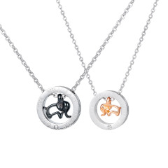 Stainless Steel Couple Necklace