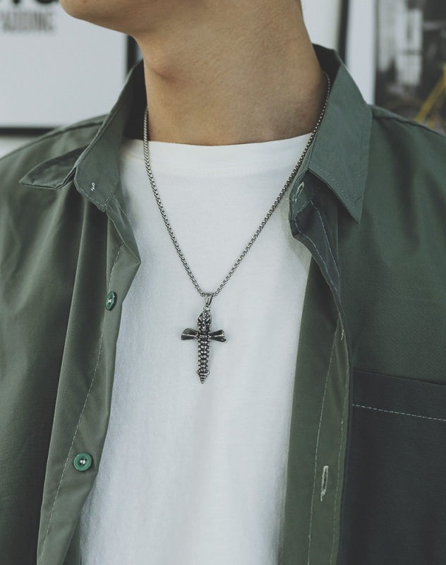 Stainless Steel Cross Chain