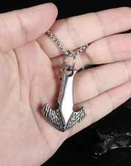 Stainless Steel Fish Hook Pendant