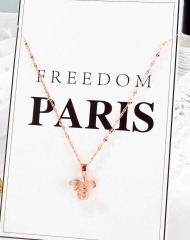 Rose Gold Stainless Steel Necklace