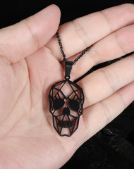 Stainless Steel Skull Necklace