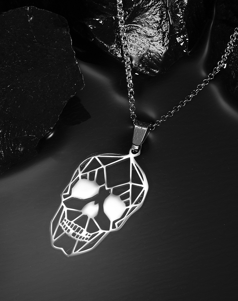 Stainless Steel Skull Necklace