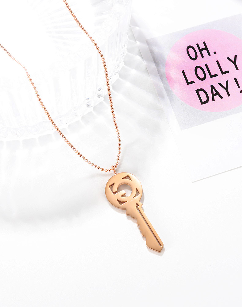 Stainless Steel Key Necklace