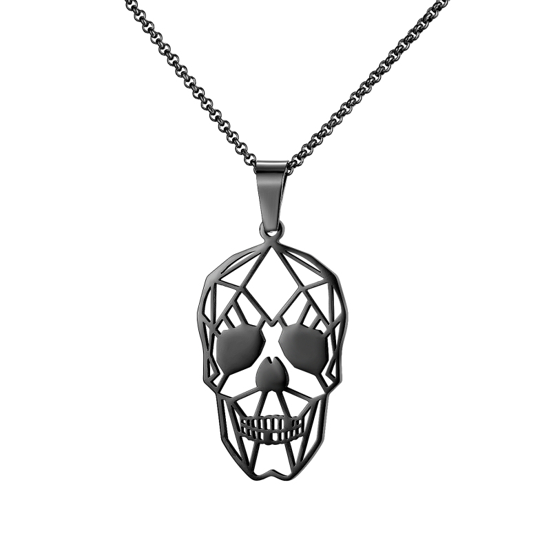 Stainless Steel Skull Necklace