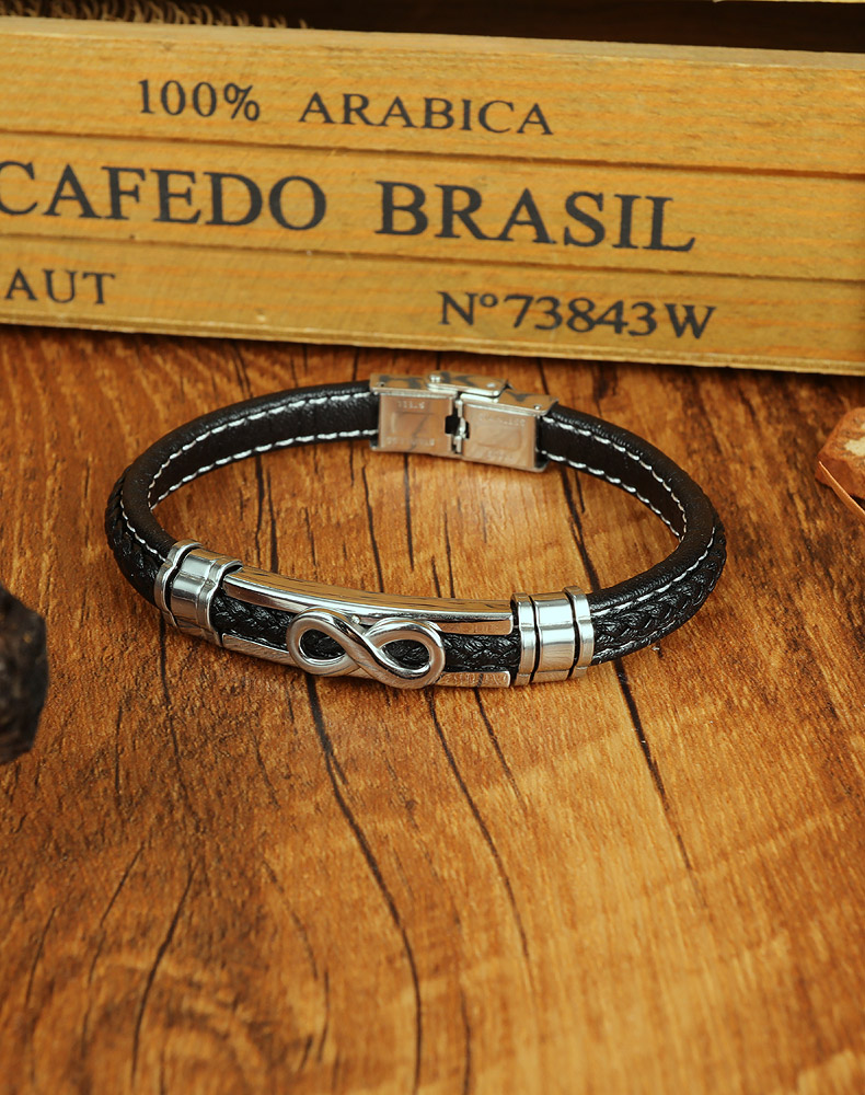 Cuff Mens Leather Bracelet