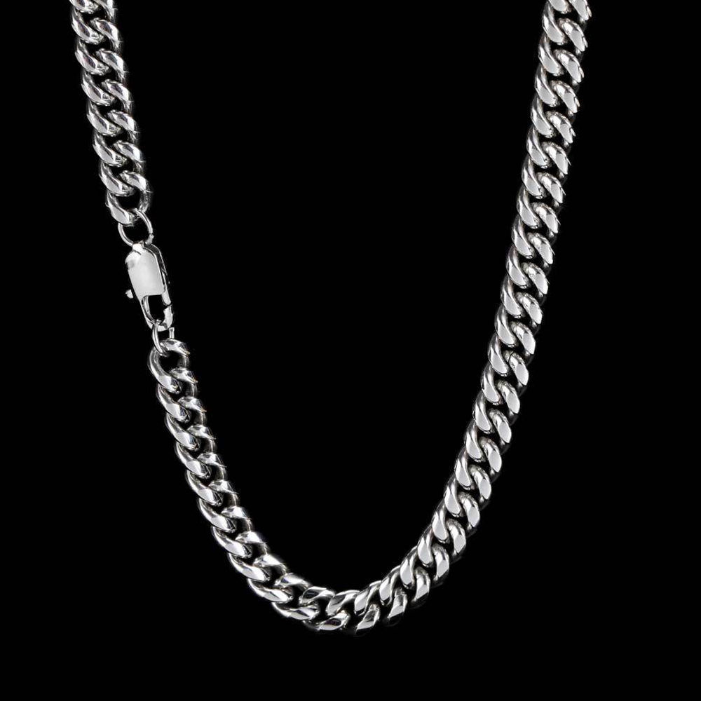 Silver Hip Hop Necklace