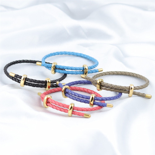 Adjustable Sheepskin Genuine Leather Bracelet
