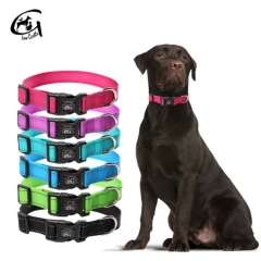 Wholesale Manufacturer Reflective Dog Pet Nylon Webbing Collar For Dog