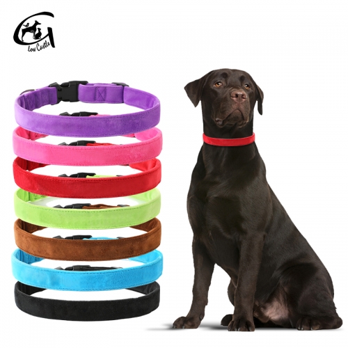 Soft Latest Designer Velvet Dog Collar Pet Collar For Dog And Cats