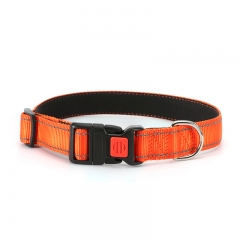 Reflective Dog Collar With Safety Locking Buckle Adjustable Nylon Pet Collars