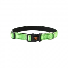Large Medium Small Premium Soft Padded Reflective Nylon Dog Collar