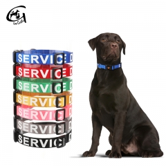 Nylon Webbing Customized Support Printing Service Dog Collar