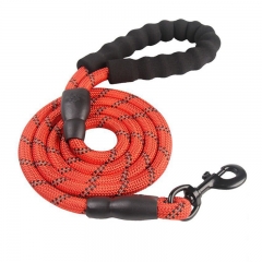Heavy Duty Braided Long Dogs Manufacturer Designer Nylon Custom Leashes Rope Pet Dog Leash