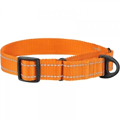 Pet Products Customized Training Reflective Adjustable Nylon Dog Martingale Collar