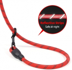 Heavy Duty Braided Long Dogs Manufacturer Designer Nylon Custom Leashes Rope Pet Dog Leash