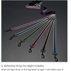 New Reflective Nylon Custom Training Luxury Designer Dog Leash