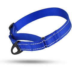 Pet Products Customized Training Reflective Adjustable Nylon Dog Martingale Collar