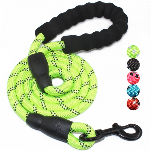 Heavy Duty Braided Long Dogs Manufacturer Designer Nylon Custom Leashes Rope Pet Dog Leash
