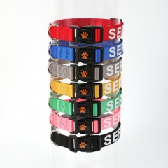 Nylon Webbing Customized Support Printing Service Dog Collar