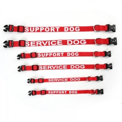 Nylon Webbing Customized Support Printing Service Dog Collar