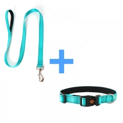 Nylon Soft Dog collar leash Personalized Designer Fashion Pet products Custom Training Leashes Set