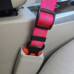 Pet Dog Leashes Luxury Nylon Custom Reflective Adjustable Safety Bungee Pet Car Seat Belt
