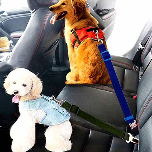Adjustable Vehicle Seat Belts Harness Lead Pet Dog Car Safety Seat Belt