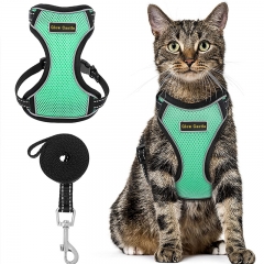 Custom Adjustable Pet Cat Vest Leads Private Label Lift Harness And Leash Set