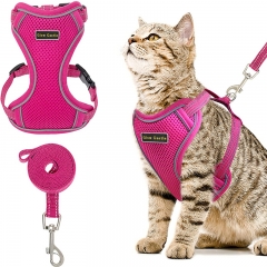 Custom Adjustable Pet Cat Vest Leads Private Label Lift Harness And Leash Set