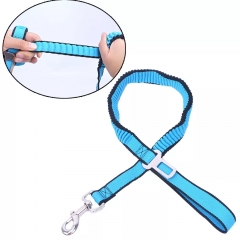 Multifunctional Safety Buckle Bungee Nylon Pet Dog Cat Car Seat Belt All Seasons Dog Leash