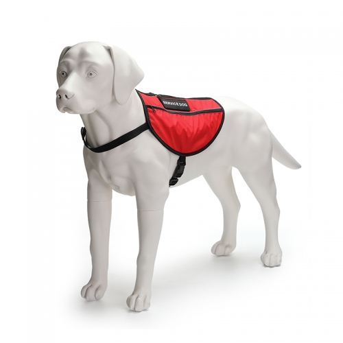 Reflective Service Large Zip Pocket Neoprene Adjustable Custom Logo Dog Harness