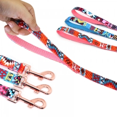 Luxury Padded Adjustable Polyester Pet Lovely Dogs Harness And Leash Set