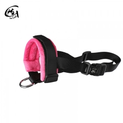 Pet Various Sizes Thick Padded Velvet Comfortable Training Adjustable Dog Muzzle