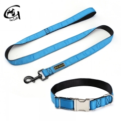 High Quality Private Label Custom Nylon Pet Dog Collars And Leashes Collar Leash Set