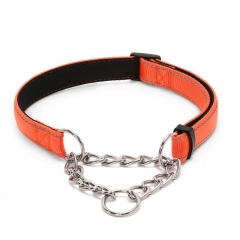 Neoprene Nylon Training Chain Clasp Martingale Fashion Hunting Reflective Hardware Slip Dog Collar