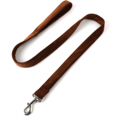Walking Training Velvet Leashes Soft Comfortable Long Leads Custom Dog Leash