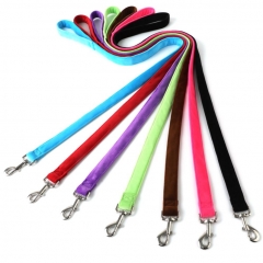 Walking Training Velvet Leashes Soft Comfortable Long Leads Custom Dog Leash