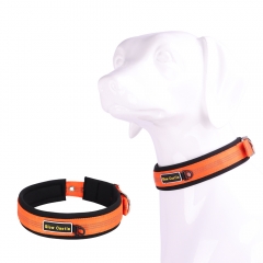 Padded Thick Amazon Dogs Training Collar Pet Quality Large Nylon Reflective Designer Dog Collars