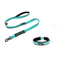 Dog Thick Neoprene Padded Designer Training Reflective Nylon Heavy Duty Soft Collars And Leash Set