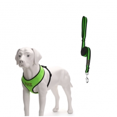 Soft Breathable Vest Air Mesh Dog Leashes Harness Designer Sets Walk Custom Dogs Harness Leash Set