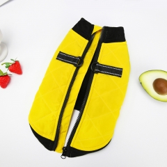 Dogs Vest Puppy Small Medium Zipper Pets Clothes New Clothing Wholesale Suppliers Apparel Shirts Cotton Pet Designer Dog Clothes