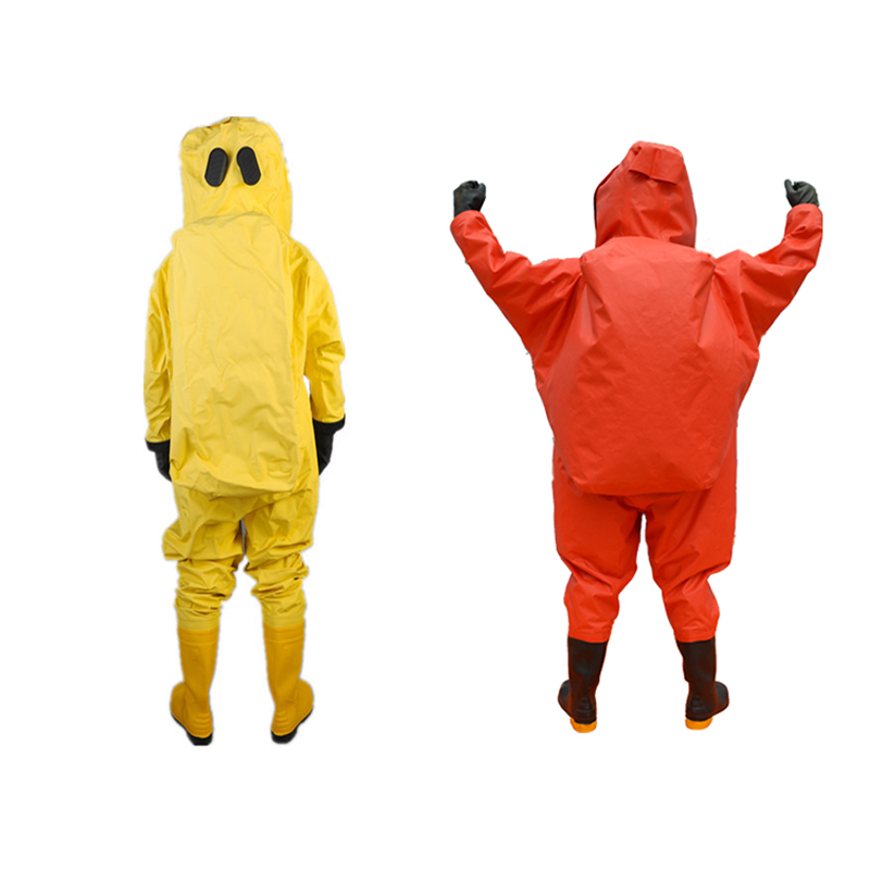 Firefighter heavy duty type anti-chemical Suit