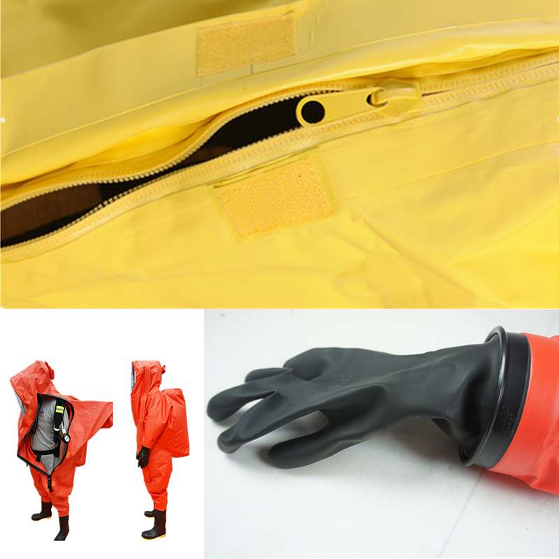Firefighter heavy duty type anti-chemical Suit